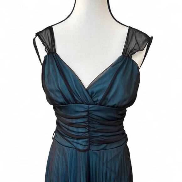 y2k 2000's Dark Fairy La Belle Mesh Overlay Dress medium - Picture 5 of 8